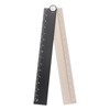 sourcing map Folding Straight Ruler 30cm Metric Aluminum Alloy Protractor