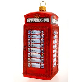HAMBURGER WEIHNACHTSKONTOR® - London Telephone Box Christmas Tree Figures