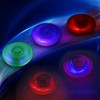12-Pack LED Light Up Flashing UFO Spinning Tops with Gyroscope