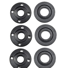 3 Pairs Angle Grinder Flange for M14 Thread Replacement Angle Grinder Indoor Outdoor Flange Nut Set Tools