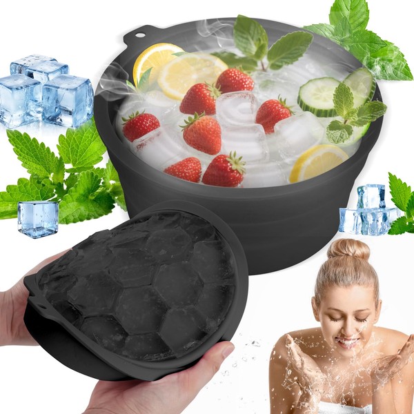 Face Bowl for Ice Silicone Facial Bowls with Built -