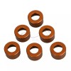 Unbranded Orange Engine Bolt Topper Caps Cover For Harley Touring