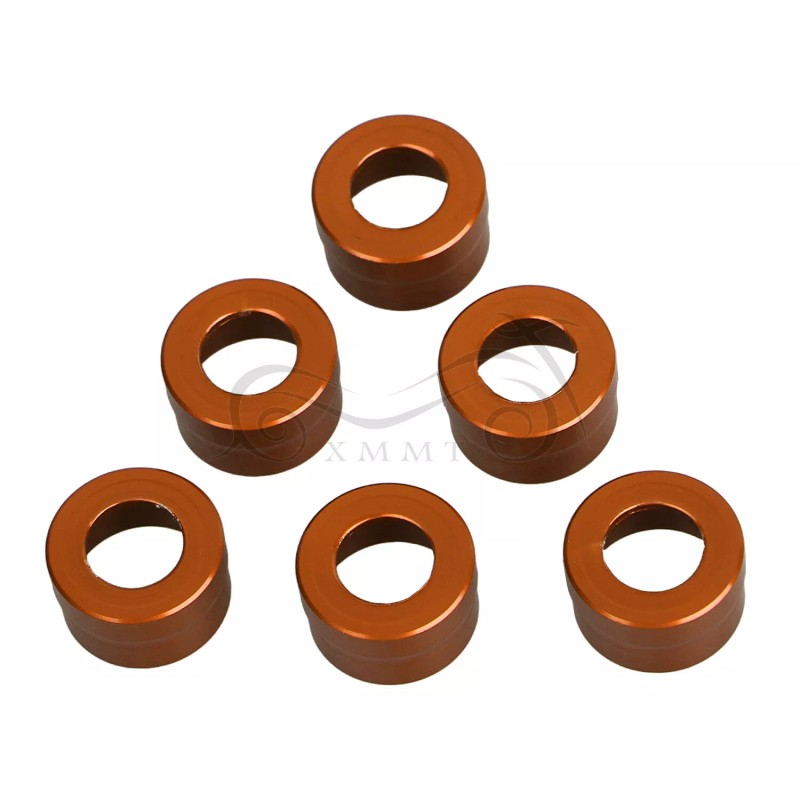Unbranded Orange Engine Bolt Topper Caps Cover For Harley Touring