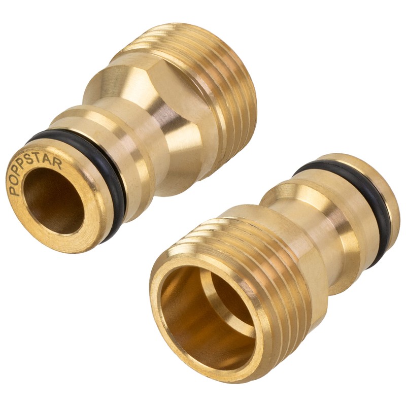 Poppstar Tap Adapter with 1/2 Inch Male Thread and Plug-In