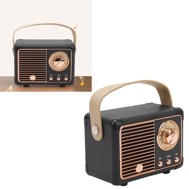 Retro Bluetooth Speaker Portable Wireless Speaker Audio Player for Home