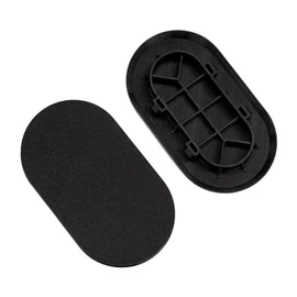 YIBEICO 2pcs Truck Bed Oval Drain Plug Cover Cap for Ford F150 1997-2024, F250 F350 2017-2024, F450 F550 Replace 4L3Z-99277B76-AA ，Truck Bed Plug Cover Cap for Ford (2pcs)