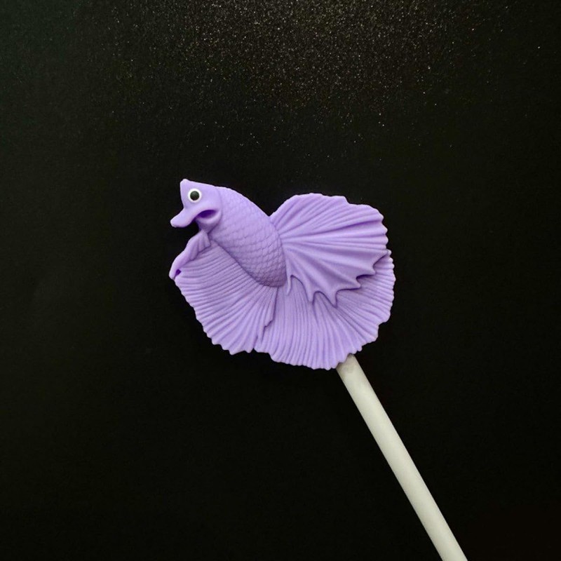 AIMALL Betta Fish Training Wand - Resin Betta Tail Training