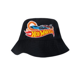 Hot Wheels Hat | Fishing Hat for Boys | Sun Hat Boys | Car Hat | Black | One Size, black