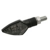 LED-winker light ROCK, black, smoke, pair, E-mark