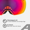 ALPINA GRANBY Q-LITE Mirrored, Contrast-Enhancing Ski Goggles with 100% UV
