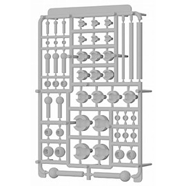 Hobby Base PPC-T133 Joint Technique Ball Joint Double Pure White Plastic Model Parts