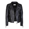 DECIMAL Men's Black REAL Lambskin Leather Biker Jacket VINTAGE GENUINE