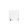 Mcredy Ice Cream Holder,0.98x0.98x0.98 Inch Stand Clear Acrylic Cone Display