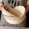 Proofing Basket Cloth Bread, 2/4-Piece Bread Bowl Cover Made of