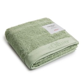 s.Oliver Hand Towel 50 x 100 cm, 100% Cotton, 600 g/m², Soft and Absorbent, Hand Towels Light Green