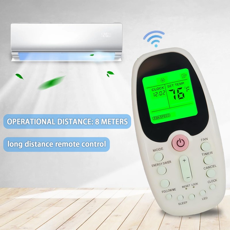 Replacement Remote Control for Midea Arctic King Comfort-aire Window Air