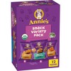 Annie's Organic Variety Pack, Cheddar Bunnies, Bunny Grahams and Cheddar