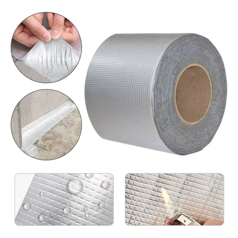 Cinta Impermeable Adhesiva Tapa Goteras 10cm X 10m