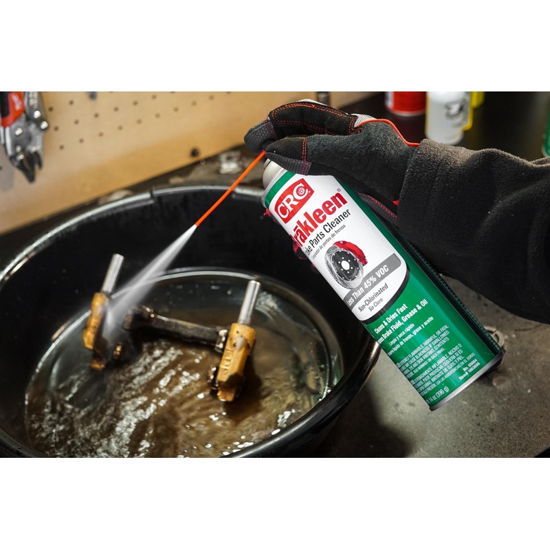 CRC (05084-12PK) Brakleen Non-Chlorinated Brake Parts Cleaner - 14 oz.,