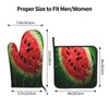 YYHWHJDE Watermelon Green Prints Quality Oven Mitts and Pot Holders