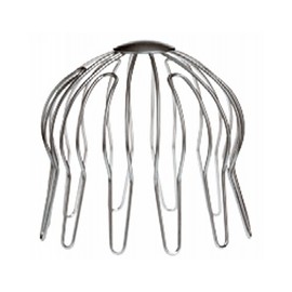 Grömo 10061216018 Stainless Steel Leaf Sieve DN100 mm Leaf Catcher for Downpipe 100 mm Silver