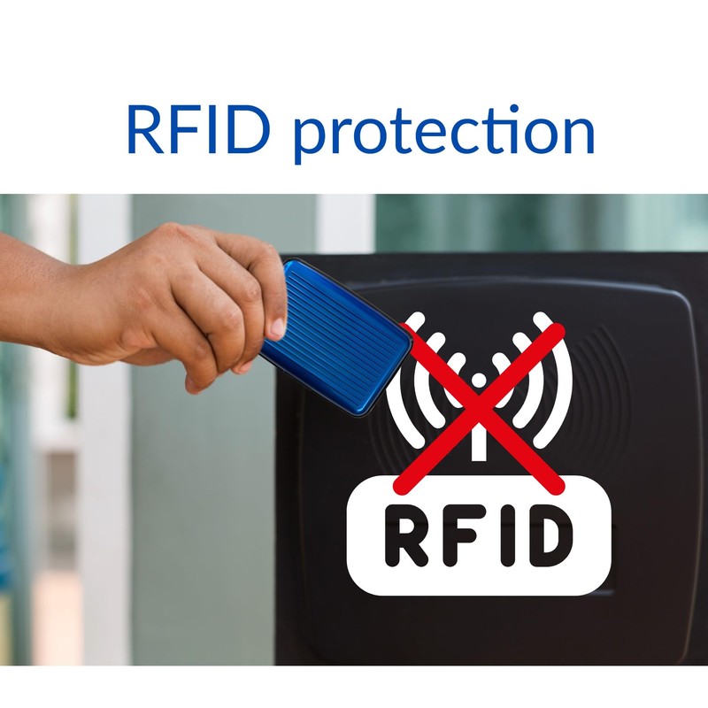 kanta RFID Blocking Credit Card Holder, Card Protector, Aluminium, Business