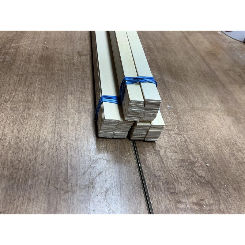 Dollhouse siding material 100 pieces 12” Long