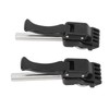 1Pair Black Badminton Stringing Clamp Tennis Flying Clamp Recket Starting