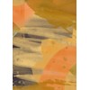Journal: Yellow, Orange, Black Abstract