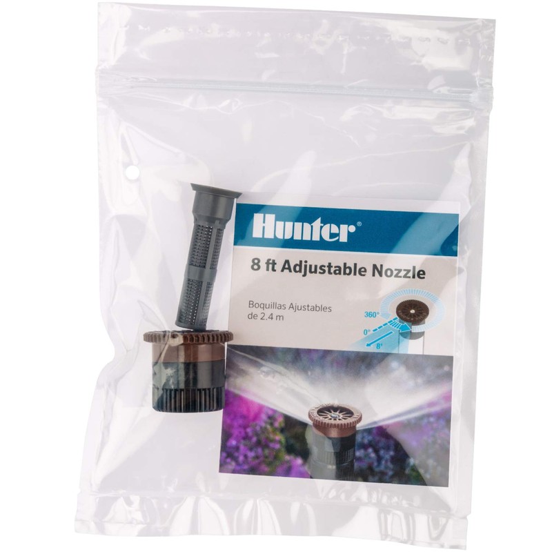 Hunter 8A Pro Adjustable Spray Nozzle, 8' Radius, Precise 0°