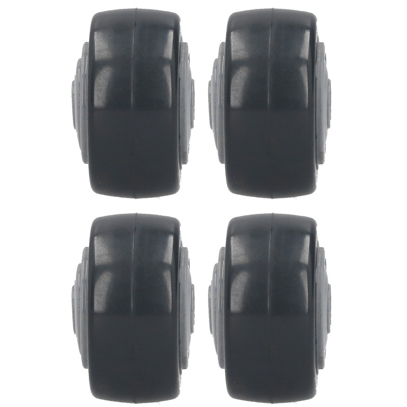 4Pcs Mute Wheel PU AntiWinding Furniture Trolley Directional Caster 2in