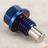Aluminum Alloy Magnetic Oil Pan Sump Return Drain Plug Bung
