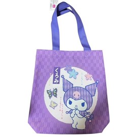 Morimoto Sangyo Sanrio Crepe Series Tote Bag (Clomi), Purple, Character Pattern, Shopping Bag, purple