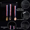 AHANDMAKER 12 Hooks Acrylic Medal Holder, 12Inch/30cm Clear Medals Display