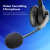 Monaural Corded Telephone Headset, with Noise Canceling Mic + Quick