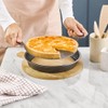 mysmartbuy.com Easy Lift Baking Pan - Non-Stick Carbon Steel Round
