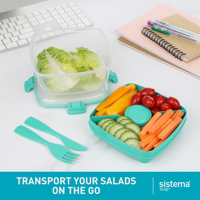 Sistema 1.1L Salad To Go Bento Box