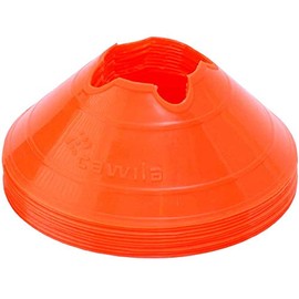 Cawila M Marker Disks M Set of 10, Unisex, Markierungsscheiben M, 10er Set, Orange, 6 cm