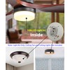 18W 5CCT Ceiling Fan Light Kit,LED Light Engine Retrofit Kit,Close