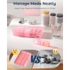Windtrace Pill Organizer 3X a Day, 7-Day Weekly Compartment |
