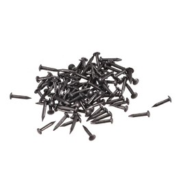 uxcell Small Tiny Hardware Brass Nails 1.2mmX8mm(DXL) for DIY Decorative Wooden Boxes Accessories Black 100pcs