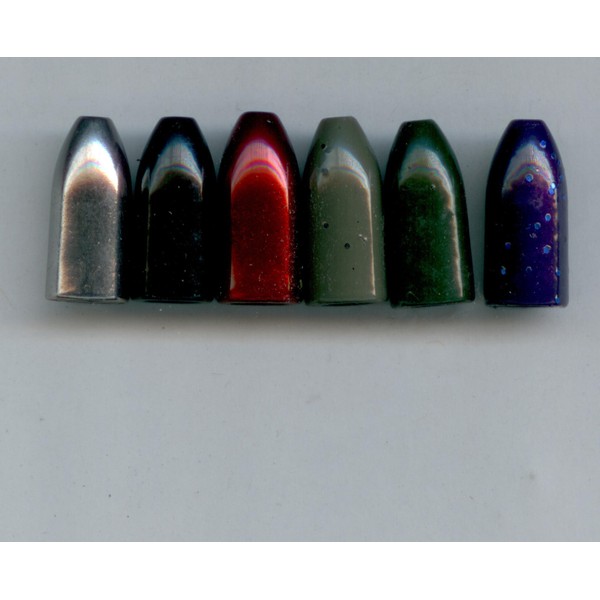 S & J's TACKLE BOX Tungsten Worm Weights 1/8oz (4