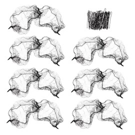 FOMIYES Hair Bun Cover Net Hairnets for Women Ballet Bun Nets Sleep Dance Hairnets Food Service Hairnets Elastic Mesh Stylish