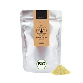 Haritaki BIO Pulver | Premium Qualität - Haritaki Club | Laborgeprüft und EU Bio zertifiziert | Terminalia Chebula | Vegan, Kosher, Halal zu 100% natürlich18.96