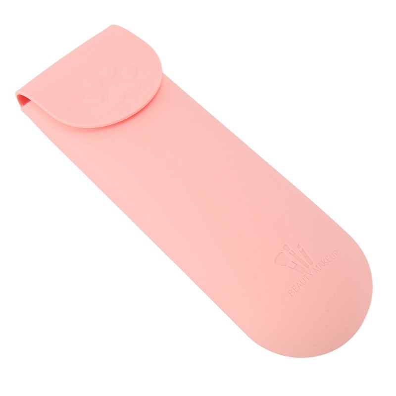 Silicone Makeup Organizer Waterproof Dustproof Portable Large Capacity Soft Flip