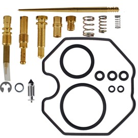 Silscvtt Carb Carburetor Repair Kit Replacement for Honda Recon 250 TRX250 2x4 2006-2014