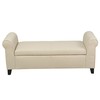 YYWAN Multipurpose Beige Bench Large Seating Area Convenient Storage 50"