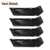 RLB-HILON 4PCS Driver Side Running Board Step Pad Grip Cover