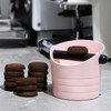 Large Espresso Knock Box, 1.2L Coffee Ground Knock Box,Shock-Absorbent Barista