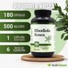 Rhodiola Rosea Premium Pura 180 Cápsulas | Adaptogenos I Ingredientes